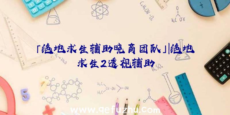 「绝地求生辅助晓商团队」|绝地求生2透视辅助